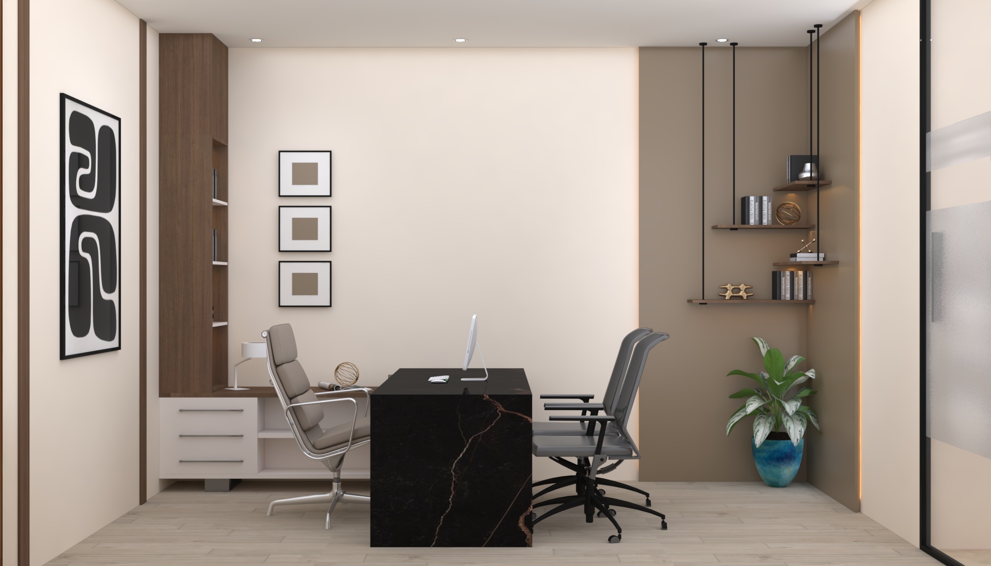 Jaipur Office - Beige Theme Interior 7