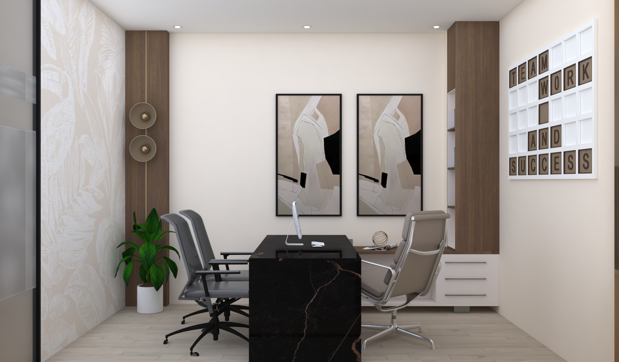 Jaipur Office - Beige Theme Interior 8