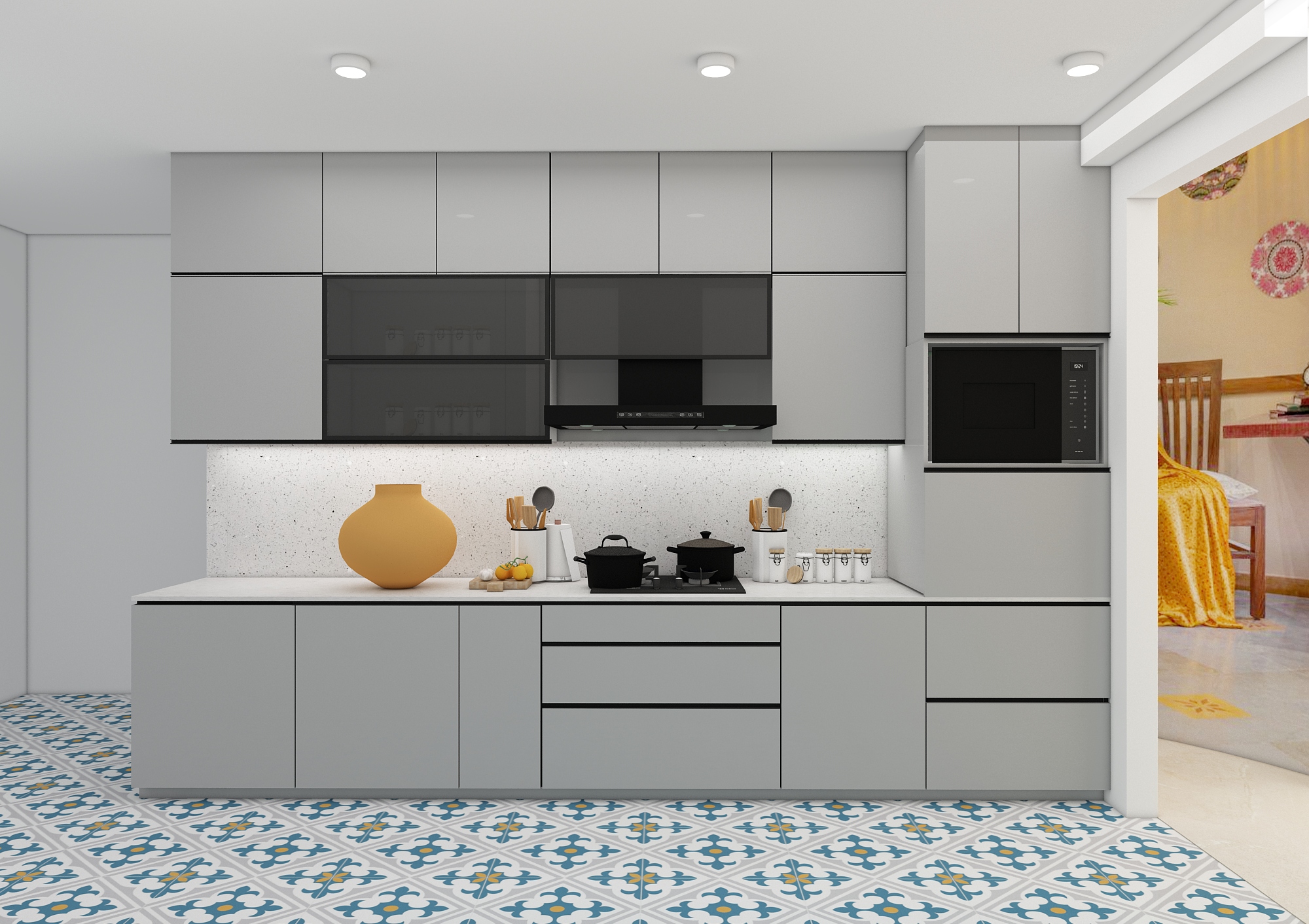 Khel Gaon Kitchen Interior 3